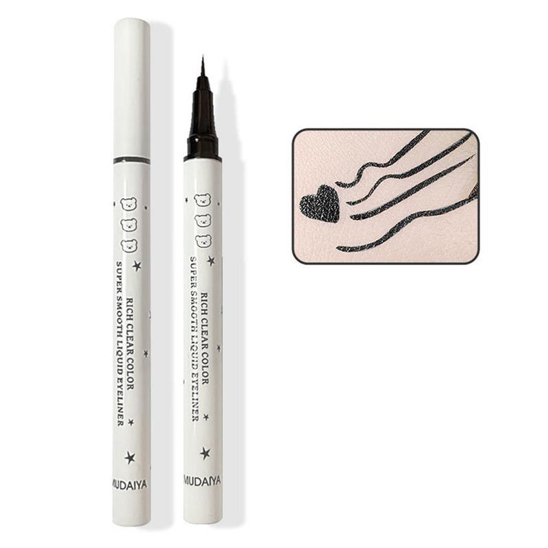 Ultra-fine eyeliner, waterproof, sweatproof, long-lasting, smudge-proof, quick-drying, and long-lasting. Perfect for beginners, students, and those seeking an under-eye highlight.